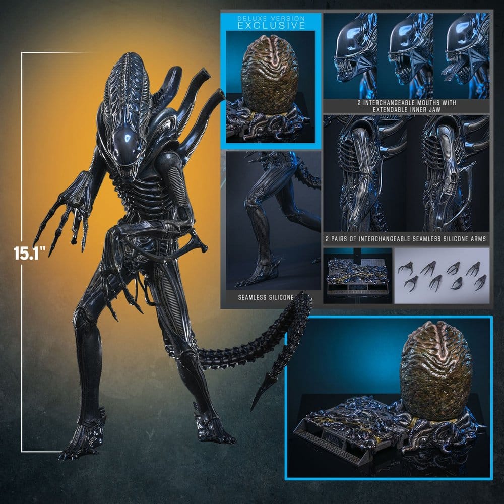 HOT TOYS - Alien Movie Masterpiece Action Figure 1/6 Alien Warrior (Deluxe Version) MMS899