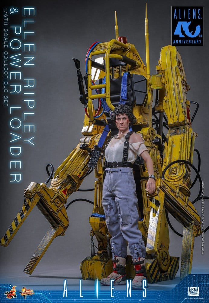HOT TOYS - Alien Movie Masterpiece Figure Set 1/6 Ellen Ripley and Power Loader