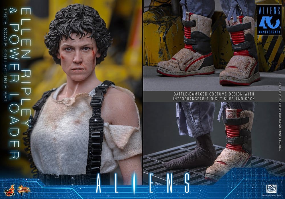 HOT TOYS - Alien Movie Masterpiece Figure Set 1/6 Ellen Ripley and Power Loader