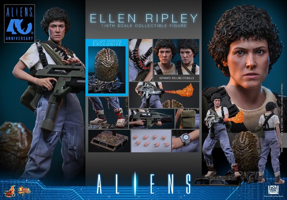 HOT TOYS - Alien Movie Masterpiece Action Figure 1/6 Ellen Ripley (Deluxe Version)  MMS895