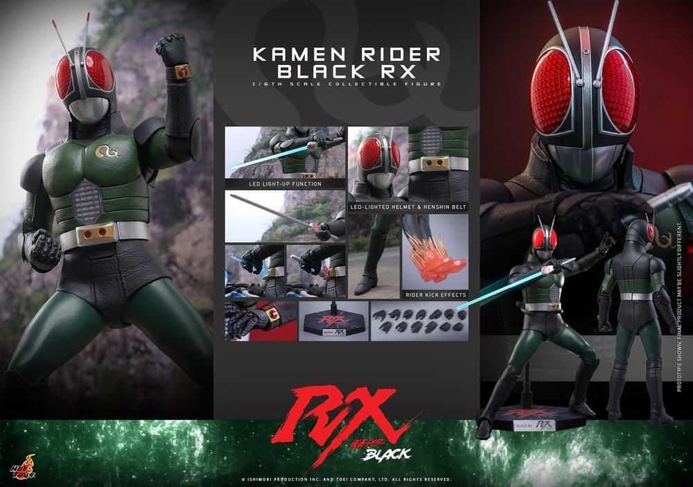 HOT TOYS - Kamen Rider Black RX Action Figure 1/6 Kamen Rider Black RX