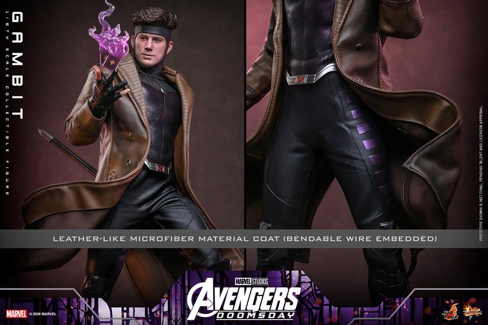 HOT TOYS - Avengers: Doomsday Movie Masterpiece Action Figure 1/6 Gambit