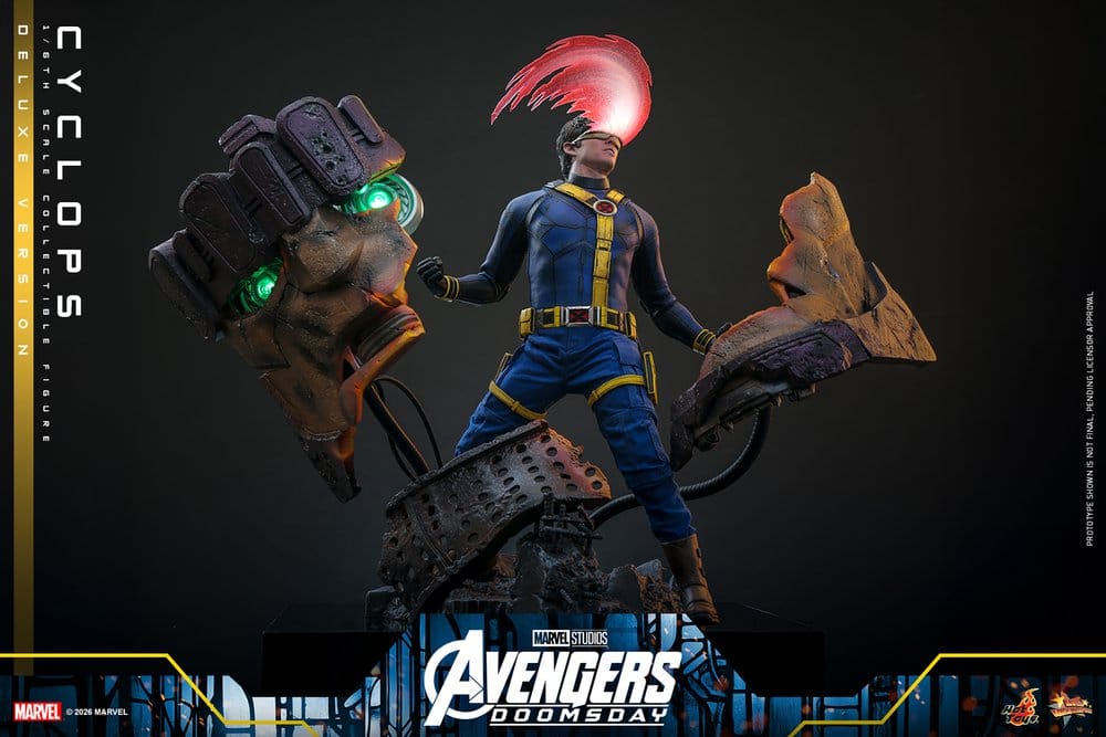 HOT TOYS - Avengers: Doomsday Movie Masterpiece Action Figure 1/6 Cyclops (Deluxe Version)