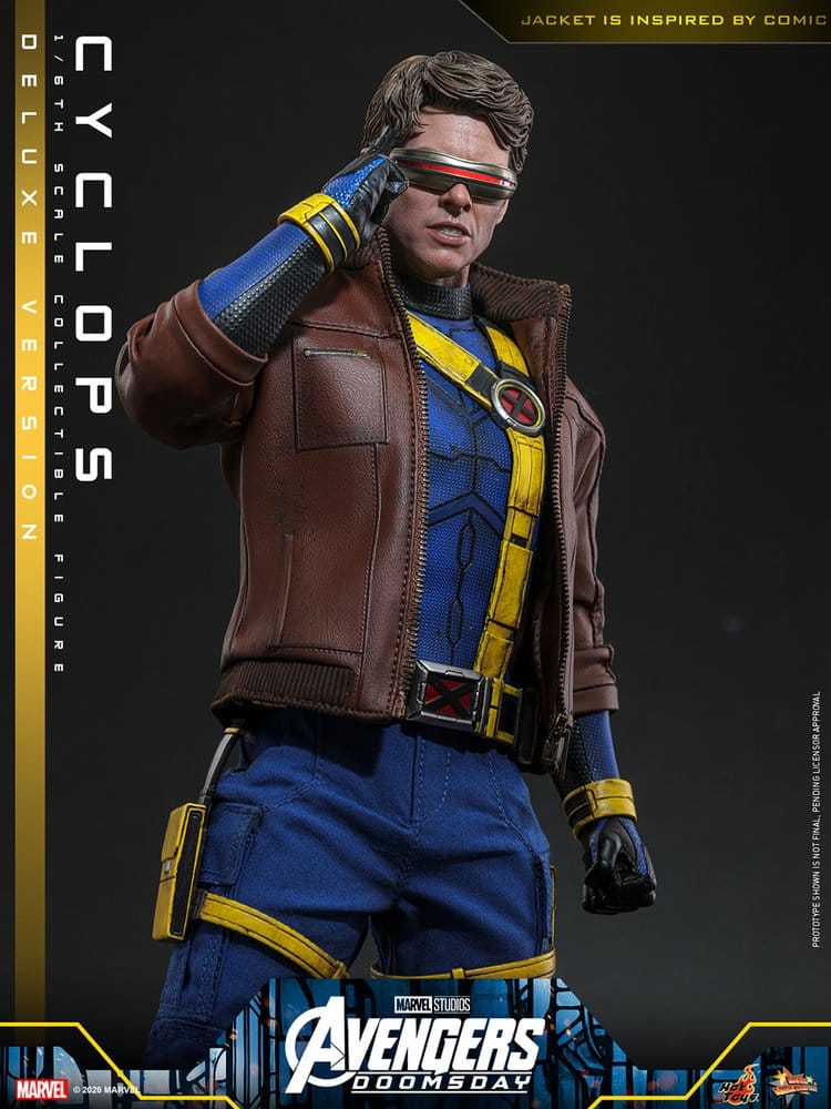 HOT TOYS - Avengers: Doomsday Movie Masterpiece Action Figure 1/6 Cyclops (Deluxe Version)
