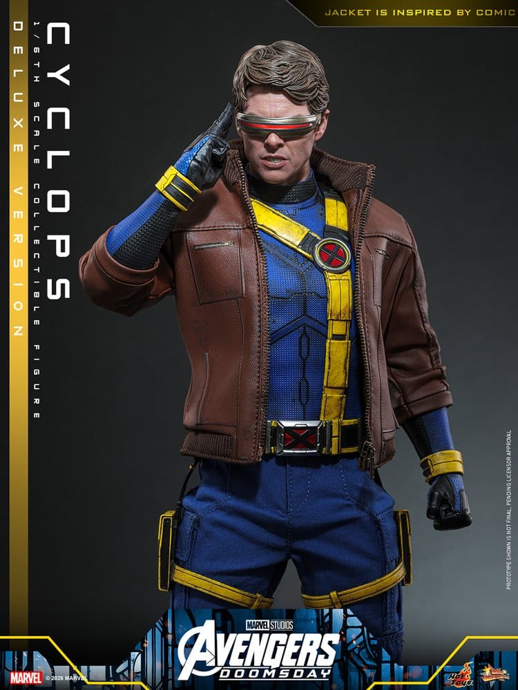 HOT TOYS - Avengers: Doomsday Movie Masterpiece Action Figure 1/6 Cyclops (Deluxe Version)