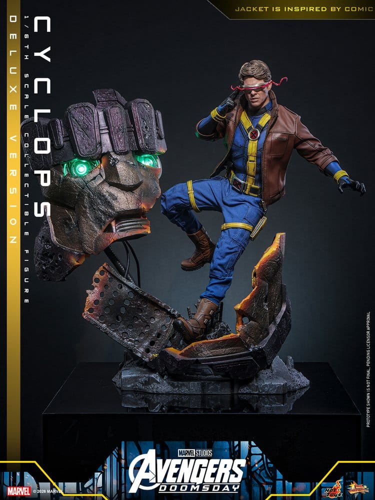 HOT TOYS - Avengers: Doomsday Movie Masterpiece Action Figure 1/6 Cyclops (Deluxe Version)