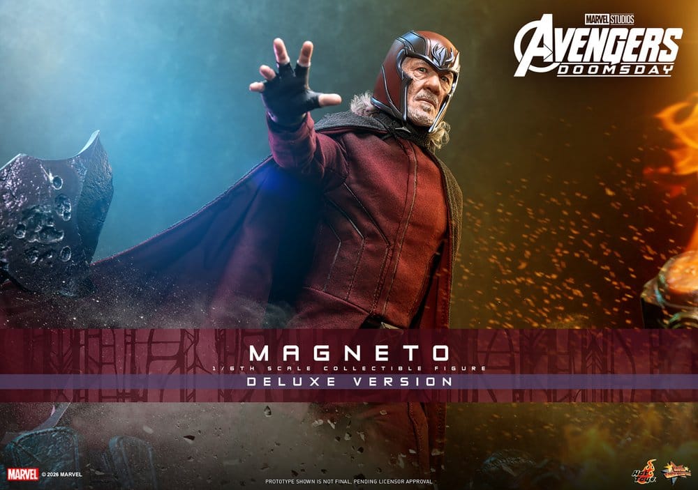 HOT TOYS - Avengers: Doomsday Movie Masterpiece Action Figure 1/6 Magneto (Deluxe Version)