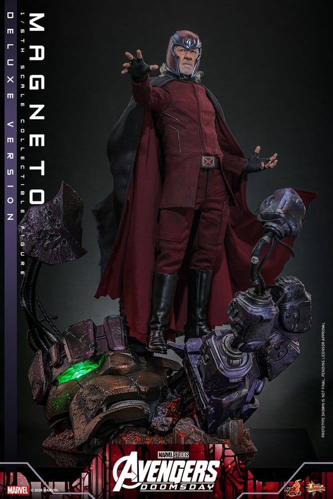 HOT TOYS - Avengers: Doomsday Movie Masterpiece Action Figure 1/6 Magneto (Deluxe Version)