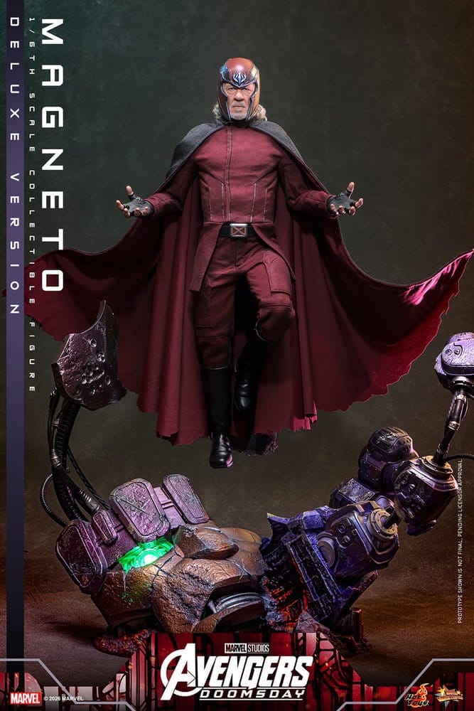 HOT TOYS - Avengers: Doomsday Movie Masterpiece Action Figure 1/6 Magneto (Deluxe Version)