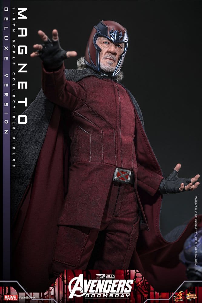 HOT TOYS - Avengers: Doomsday Movie Masterpiece Action Figure 1/6 Magneto (Deluxe Version)