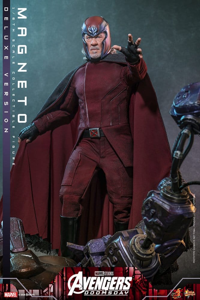 HOT TOYS - Avengers: Doomsday Movie Masterpiece Action Figure 1/6 Magneto (Deluxe Version)