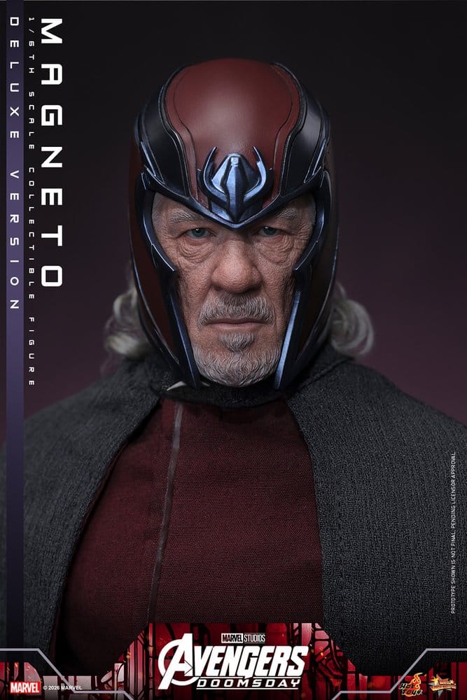 HOT TOYS - Avengers: Doomsday Movie Masterpiece Action Figure 1/6 Magneto (Deluxe Version)