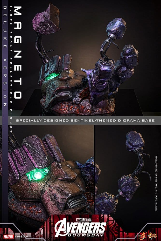 HOT TOYS - Avengers: Doomsday Movie Masterpiece Action Figure 1/6 Magneto (Deluxe Version)