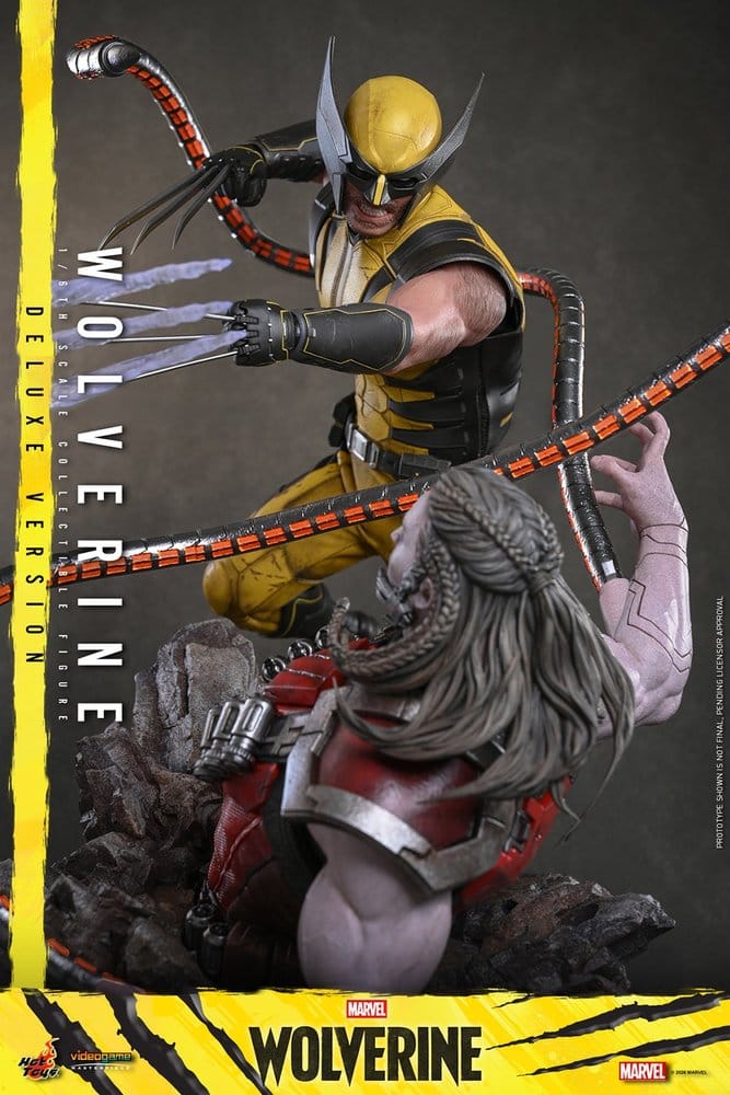 HOT TOYS - Marvel Video Game Masterpiece Action Figure 1/6 Wolverine (Deluxe Version)