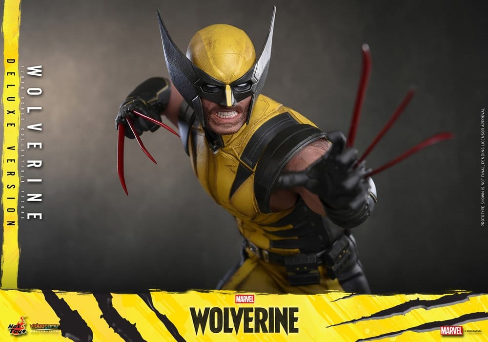 HOT TOYS - Marvel Video Game Masterpiece Action Figure 1/6 Wolverine (Deluxe Version)