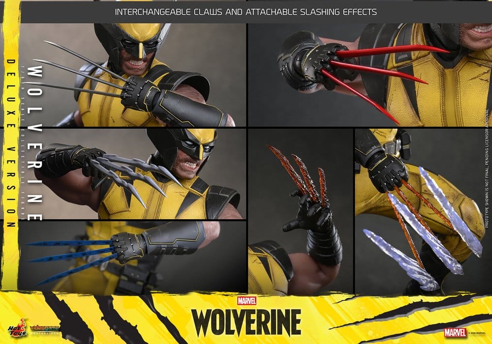 HOT TOYS - Marvel Video Game Masterpiece Action Figure 1/6 Wolverine (Deluxe Version)