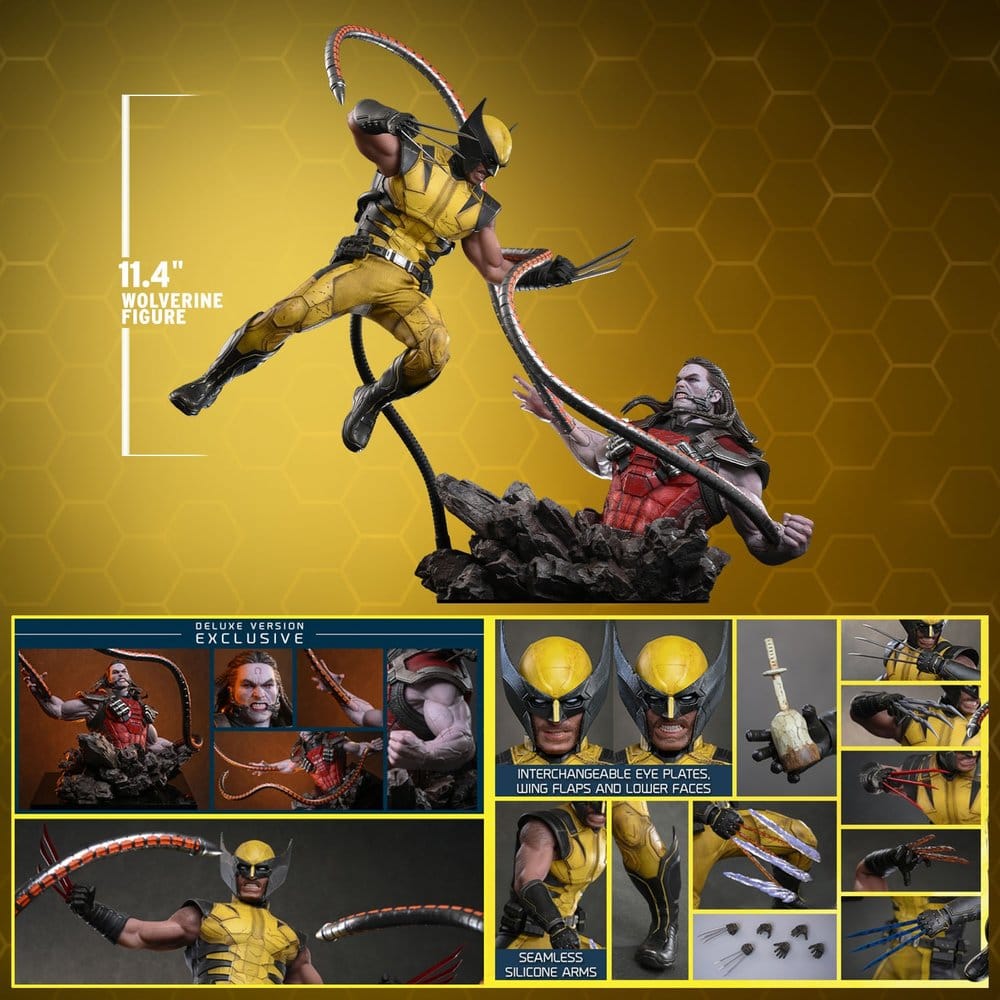 HOT TOYS - Marvel Video Game Masterpiece Action Figure 1/6 Wolverine (Deluxe Version)
