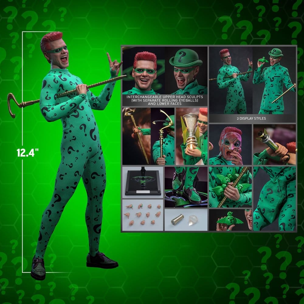 HOT TOYS - DC Comics Batman Forever Movie Masterpiece Action Figure 1/6 Riddler
