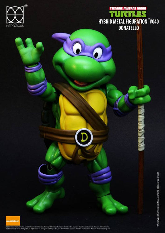 HEROCROSS - TMNT Teenager Mutant Ninja Turtles Hybrid Metal Action Figure Donatello