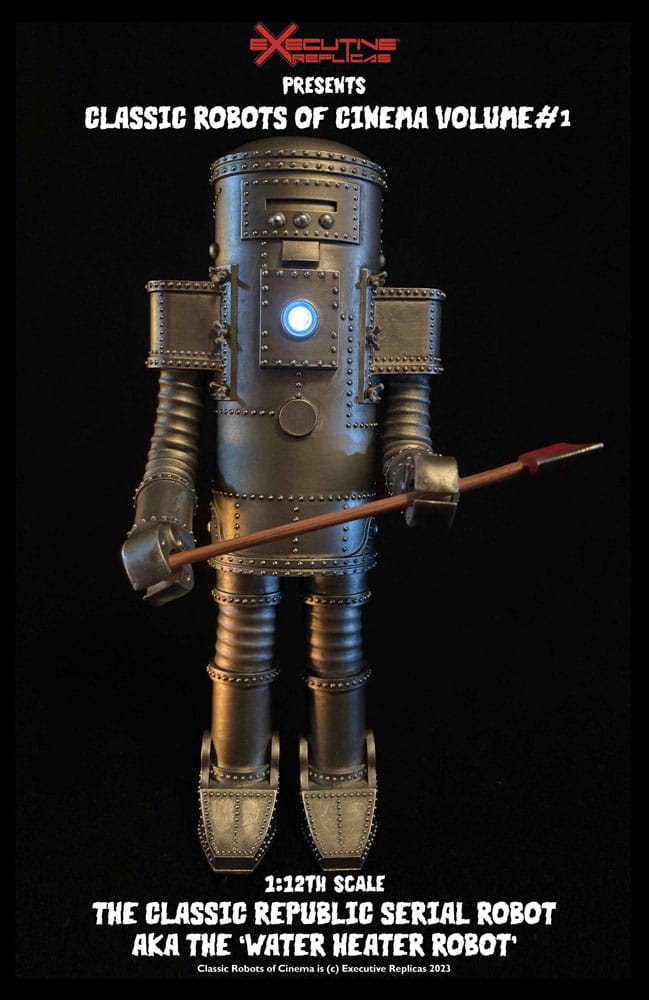 Classic Robots of Cinema Actionfigur 1/12 Volume #1: The Classic Republic Serial Robot a.k.a. The Water Heater