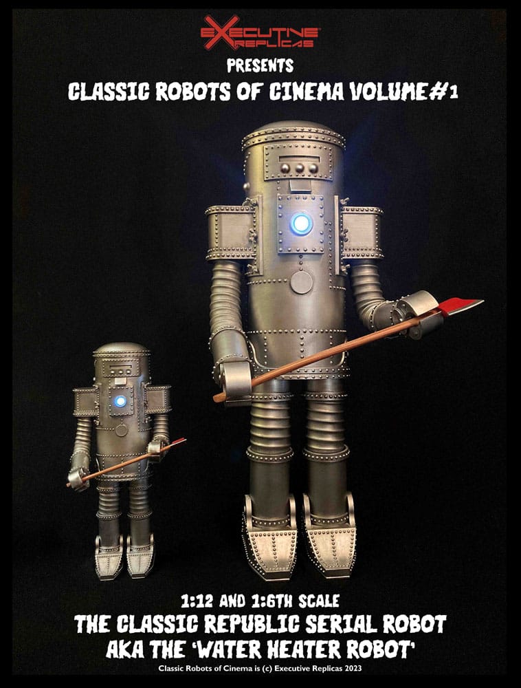 Classic Robots of Cinema Actionfigur 1/12 Volume #1: The Classic Republic Serial Robot a.k.a. The Water Heater