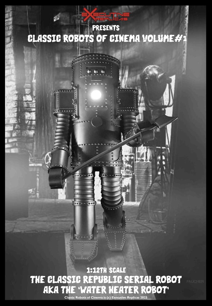 Classic Robots of Cinema Actionfigur 1/12 Volume #1: The Classic Republic Serial Robot a.k.a. The Water Heater