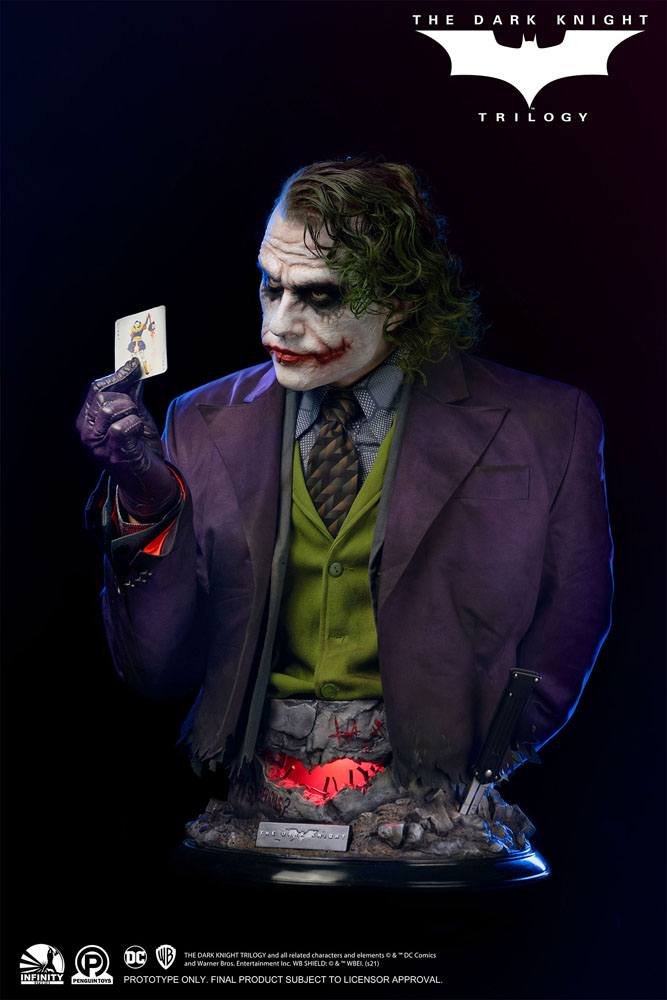 INFINITY STUDIO - Dc Comics - The Dark Knight Life-Size Bust Joker