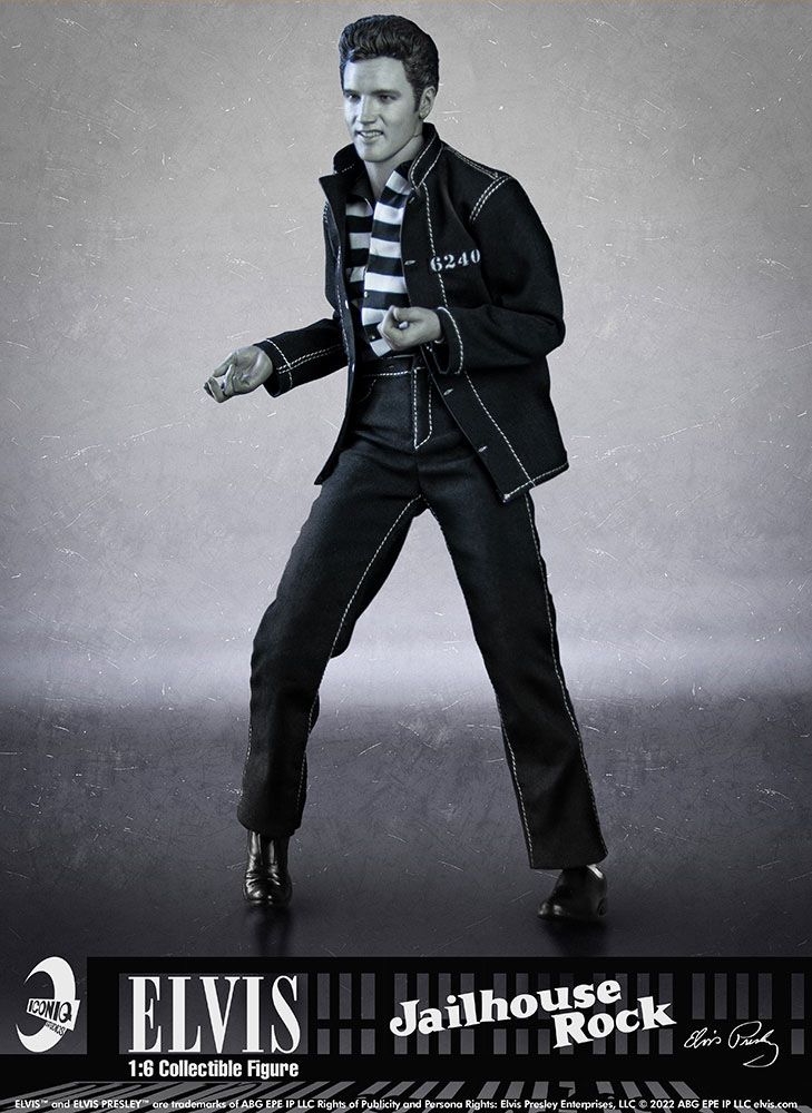 ICONIC STUDIOS - Elvis Presley Legends Series Action Figure 1/6 Jailhouse Rock Edition