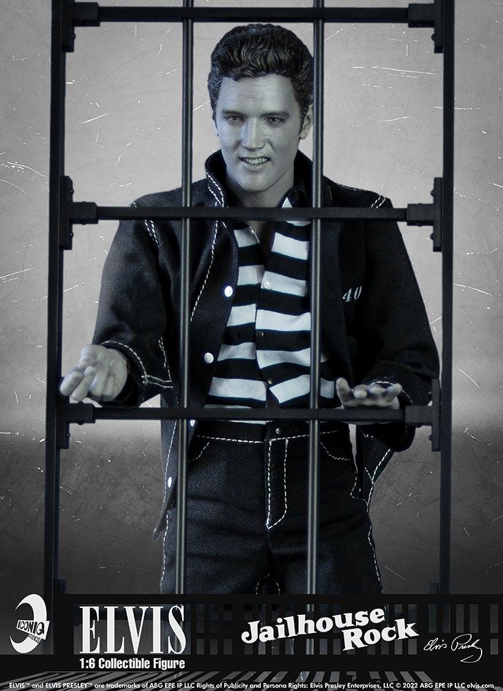 ICONIC STUDIOS - Elvis Presley Legends Series Action Figure 1/6 Jailhouse Rock Edition