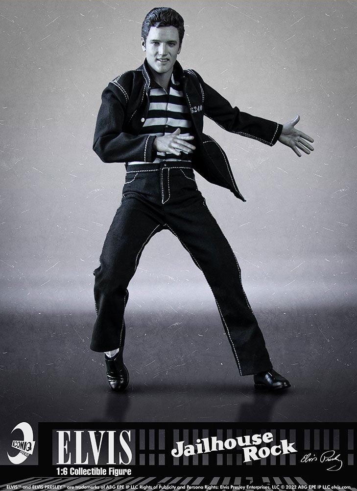 ICONIC STUDIOS - Elvis Presley Legends Series Action Figure 1/6 Jailhouse Rock Edition