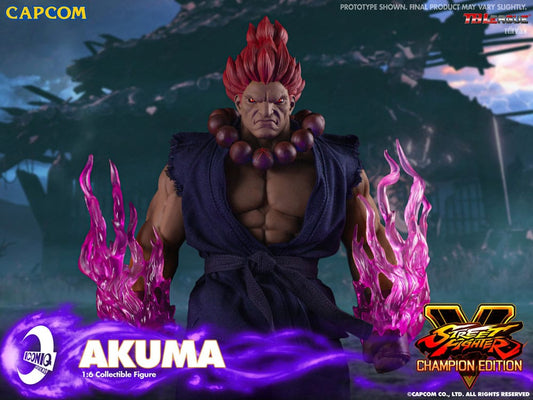 SIDESHOW - Street Fighter V Champion Edition Action Figure 1:6 Akuma