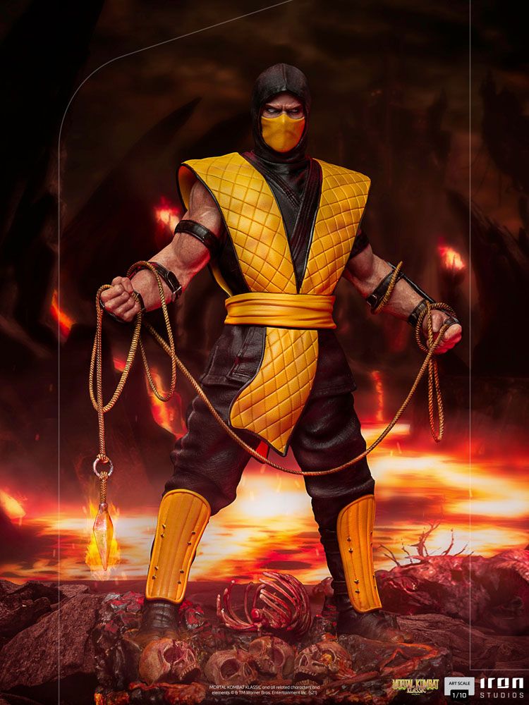 IRON STUDIO - Mortal Kombat Art Scale Statue 1:10 Scorpion
