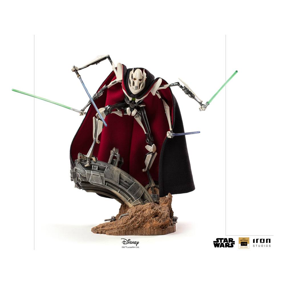 IRON STUDIOS - Star Wars Deluxe BDS Art Scale Statue 1/10 General Grievous