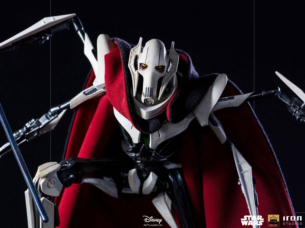 IRON STUDIOS - Star Wars Deluxe BDS Art Scale Statue 1/10 General Grievous