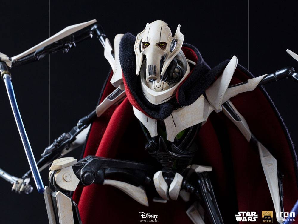 IRON STUDIOS - Star Wars Deluxe BDS Art Scale Statue 1/10 General Grievous