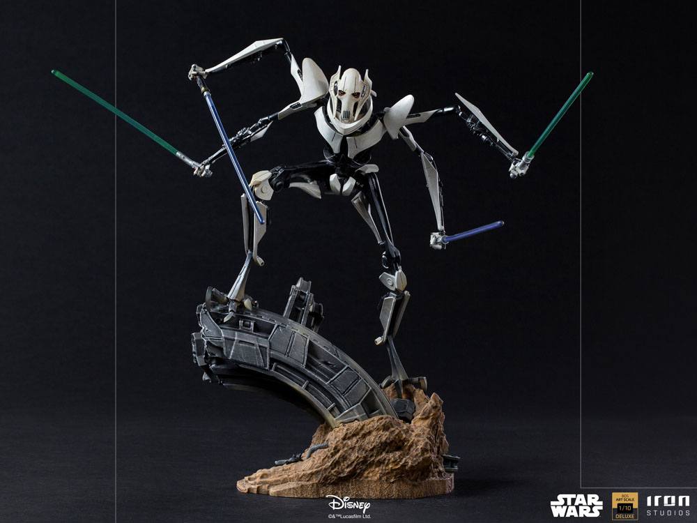 IRON STUDIOS - Star Wars Deluxe BDS Art Scale Statue 1/10 General Grievous