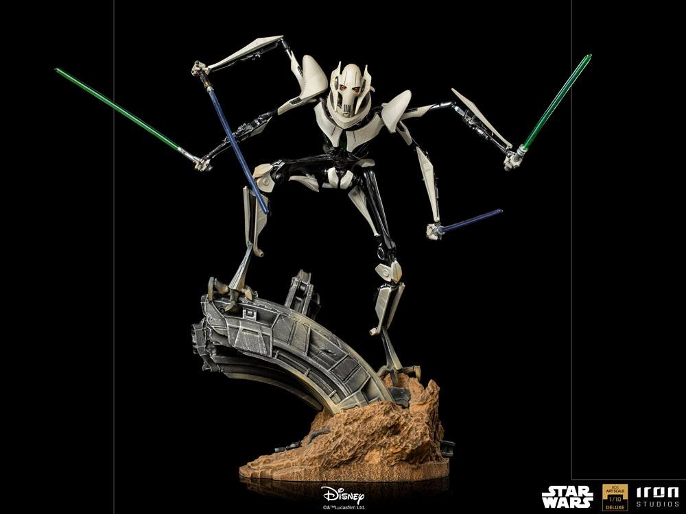 IRON STUDIOS - Star Wars Deluxe BDS Art Scale Statue 1/10 General Grievous