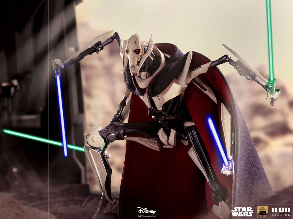 IRON STUDIOS - Star Wars Deluxe BDS Art Scale Statue 1/10 General Grievous