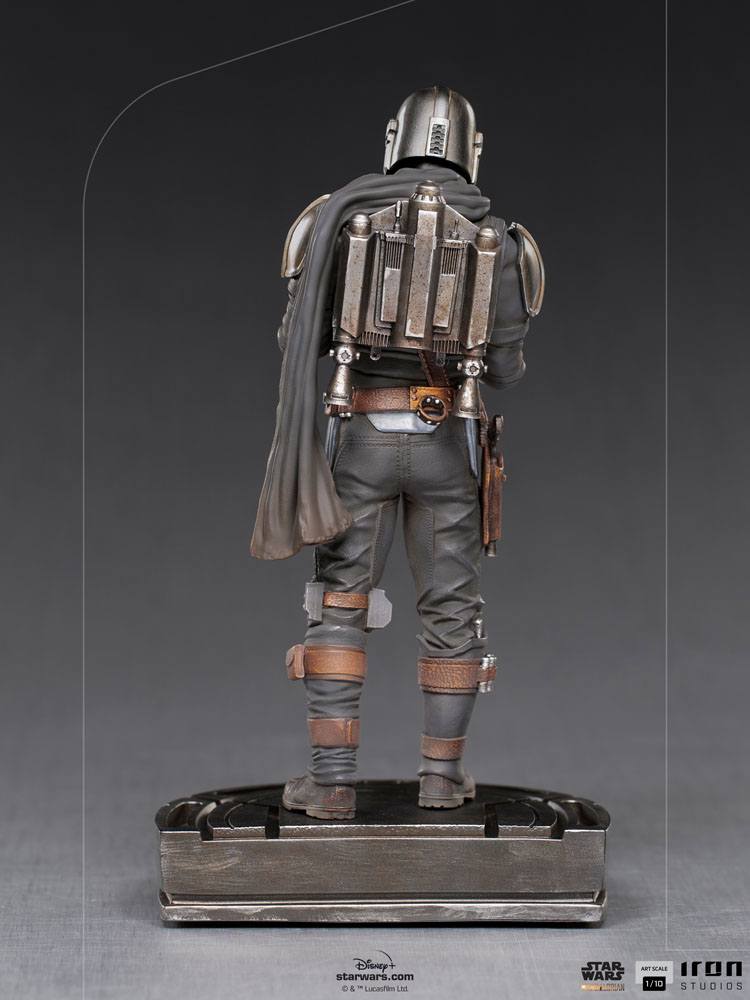 IRON STUDIO - Star Wars The Mandalorian Art Scale Statue 1:10 Mandalorian & Grogu