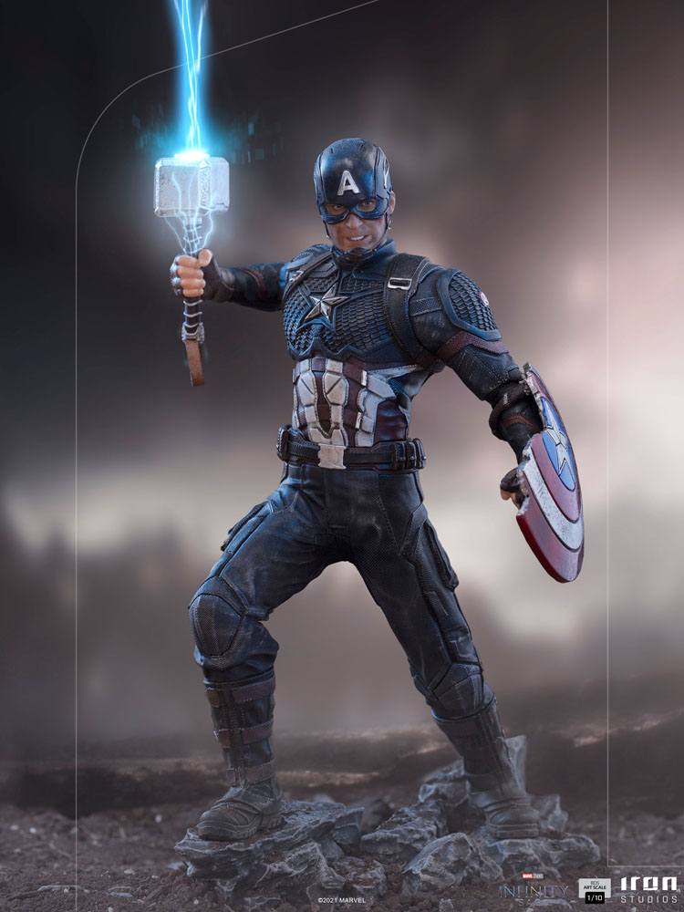 IRON STUDIO - Marvel - The Infinity Saga BDS Art Scale Statue 1:10 Captain America Ultimate