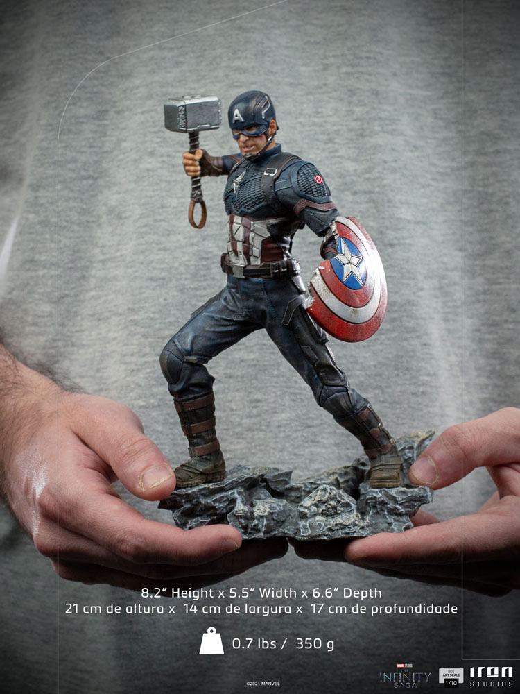 IRON STUDIO - Marvel - The Infinity Saga BDS Art Scale Statue 1:10 Captain America Ultimate