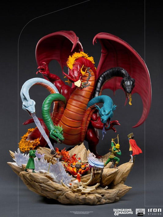 IRON STUDIO - Dungeons & Dragons Demi Art Scale Statue 1:20 Tiamat Battle