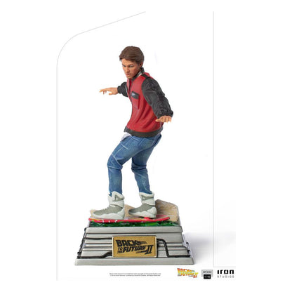 IRON STUDIO - Back to the Future II Art Scale Statue 1:10 Marty McFly on Hoverboard