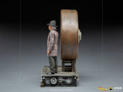 IRON STUDIO - Back to the Future III DeLuxe Art Scale Statue 1:10 Marty and Doc at The Clock