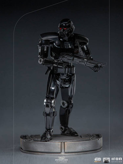 IRON STUDIO - Star Wars The Mandalorian BDS Art Scale Statue 1:10 Dark Trooper