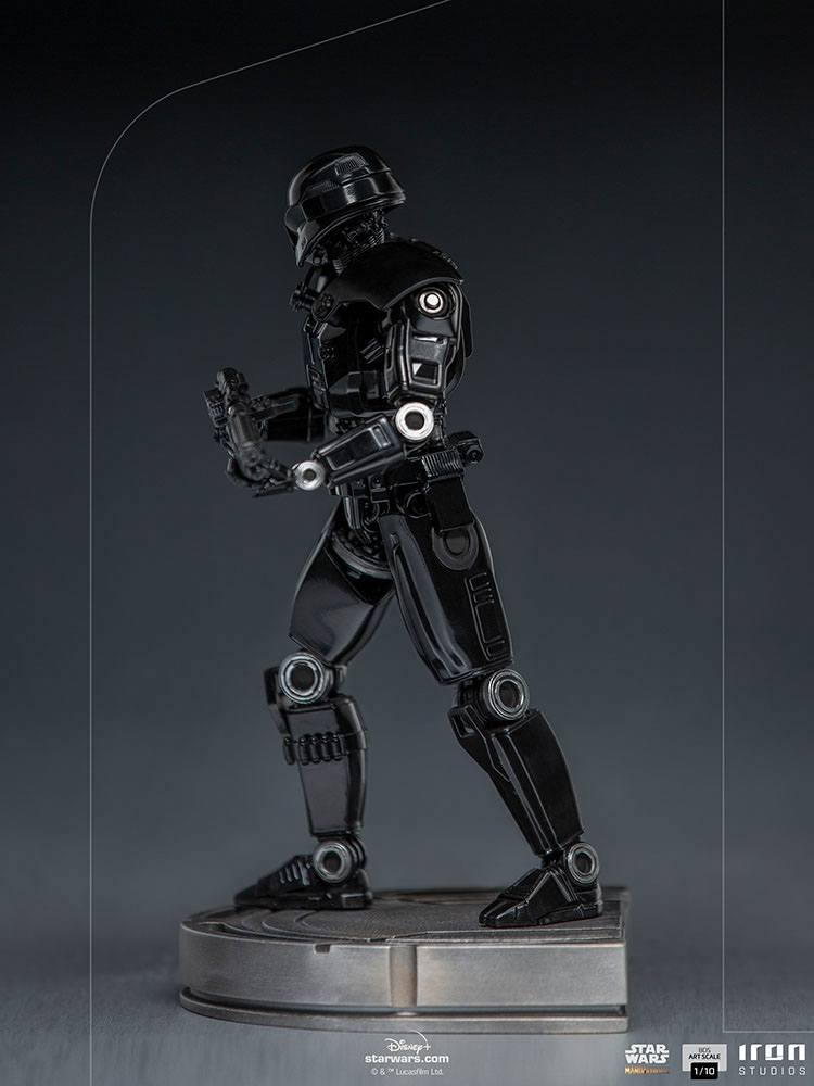 IRON STUDIO - Star Wars The Mandalorian BDS Art Scale Statue 1:10 Dark Trooper