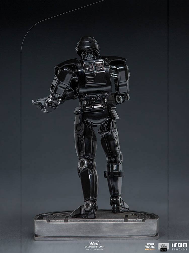 IRON STUDIO - Star Wars The Mandalorian BDS Art Scale Statue 1:10 Dark Trooper