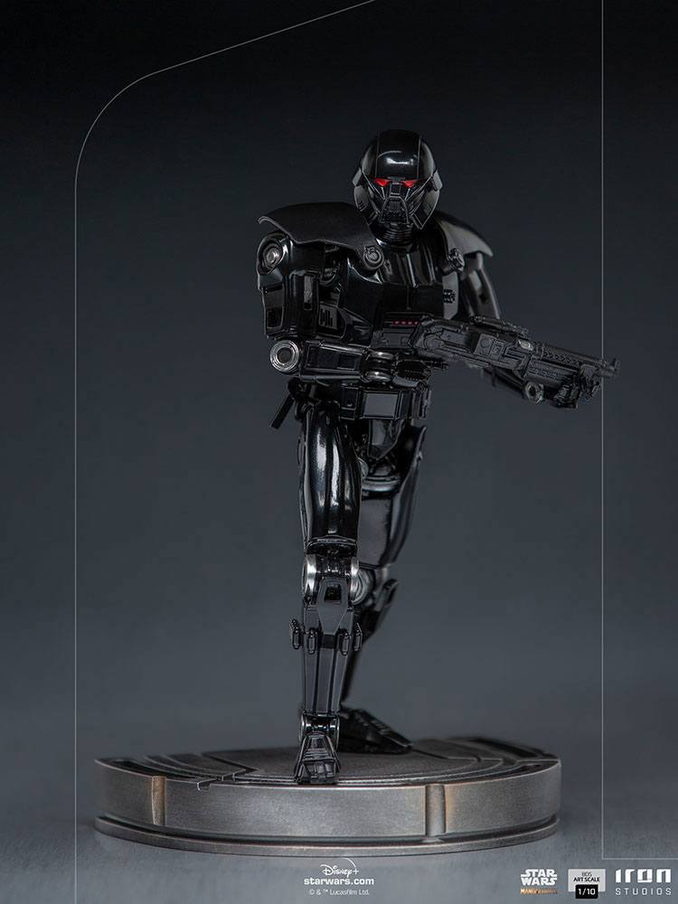 IRON STUDIO - Star Wars The Mandalorian BDS Art Scale Statue 1:10 Dark Trooper