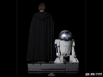 IRON STUDIO - Star Wars The Mandalorian Legacy Replica Statue 1:4 Luke Skywalker, R2-D2 & Grogu