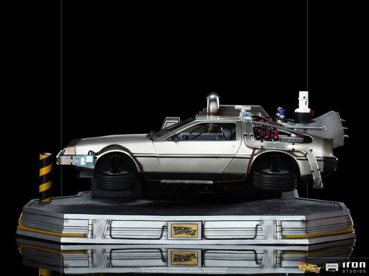 IRON STUDIO - Back to The Future II Art Scale Statue 1:10 DeLorean
